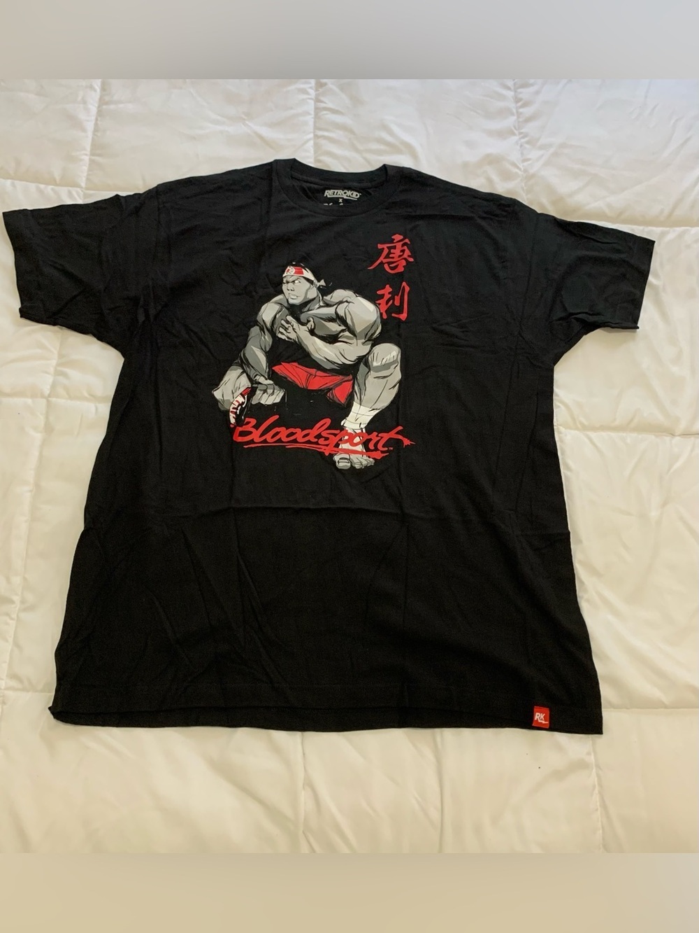Like new RETROKID x bloodsport Tee Size XL